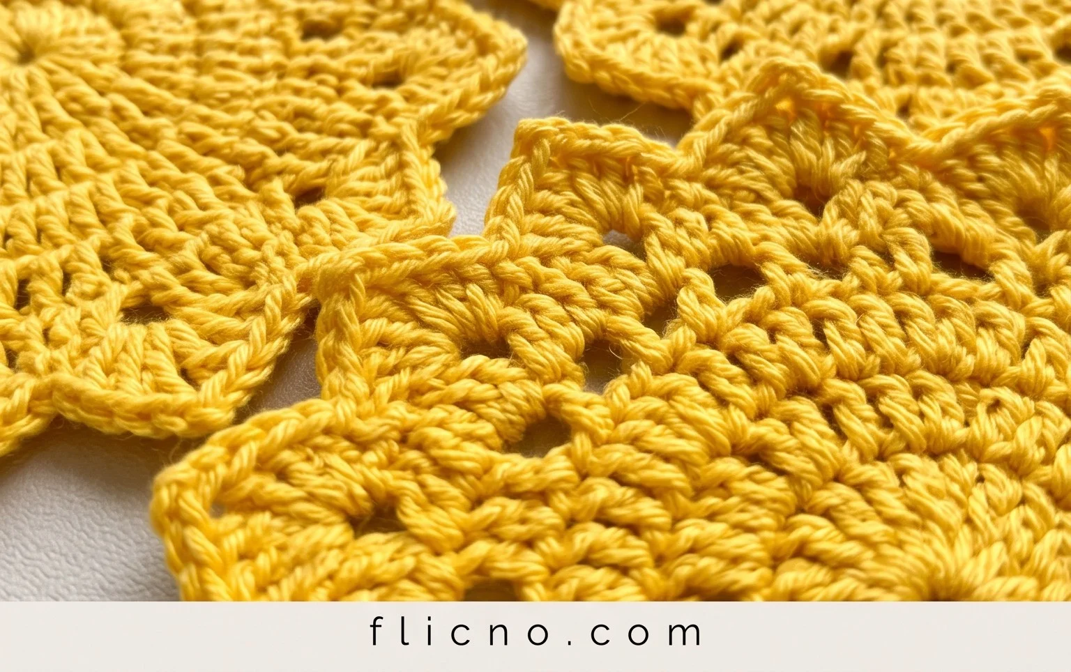 Easy Crochet Sunflower Coasters (Free Beginner Pattern)